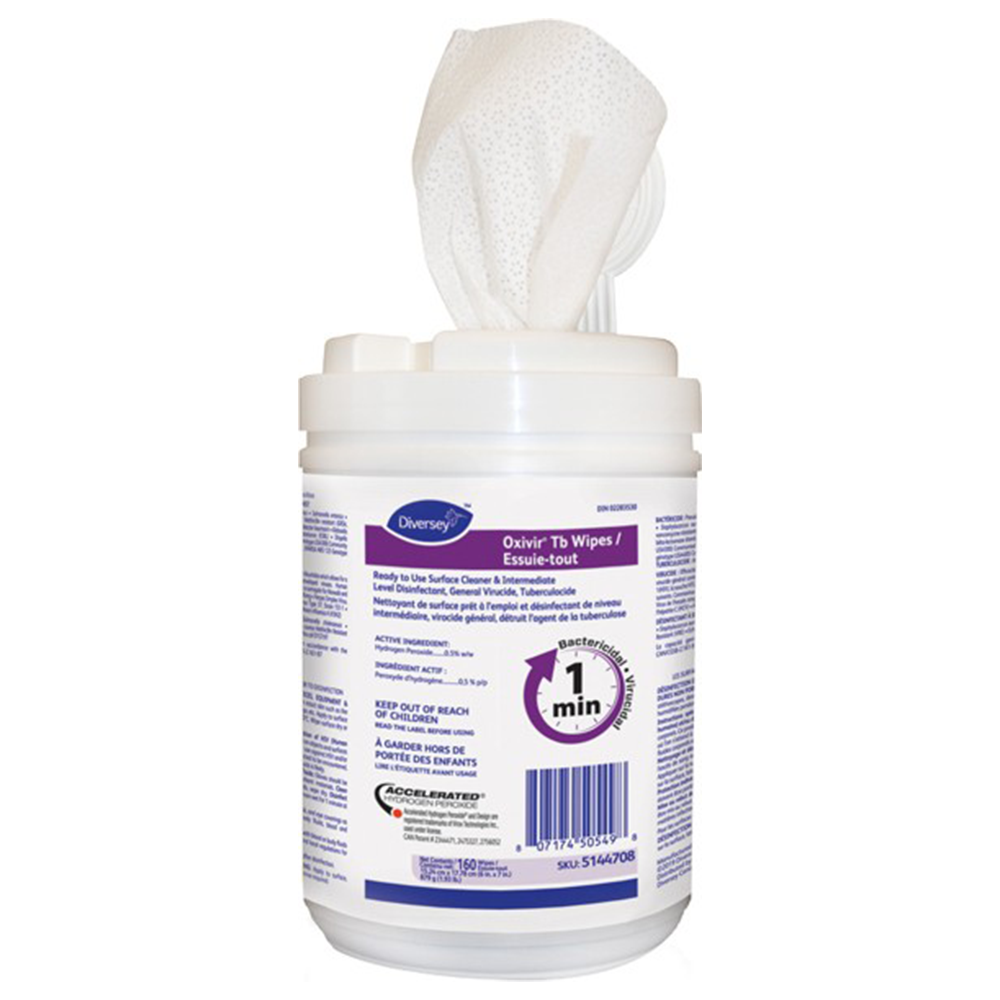 Diversey® Oxivir® 1 - Wipes 6"x 7" (160 )
