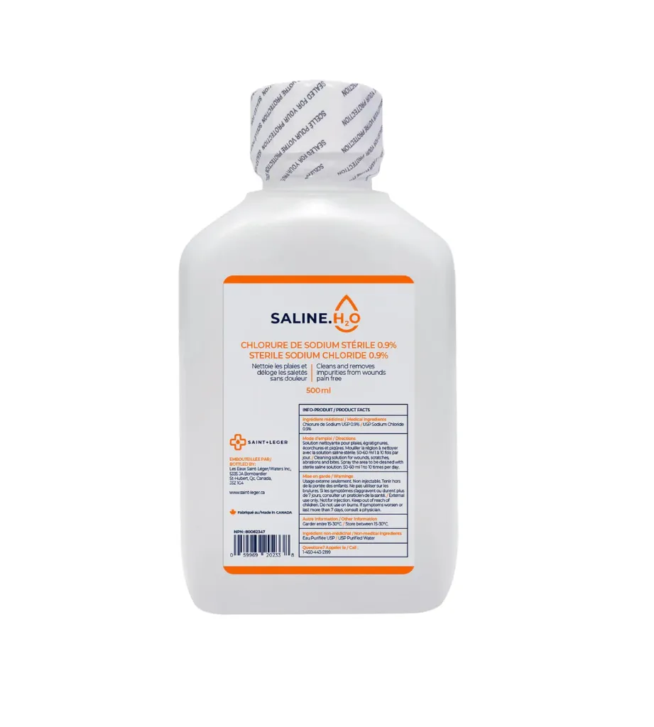 [50012sa] Chlorure de Sodium stérile sodium chloride 500ML